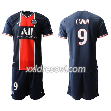 Paris Saint-Germain Edinson Cavani 9 Domaći Dječji Komplet Dresovi za Nogomet 2020-2021 (+ kratke hlače)